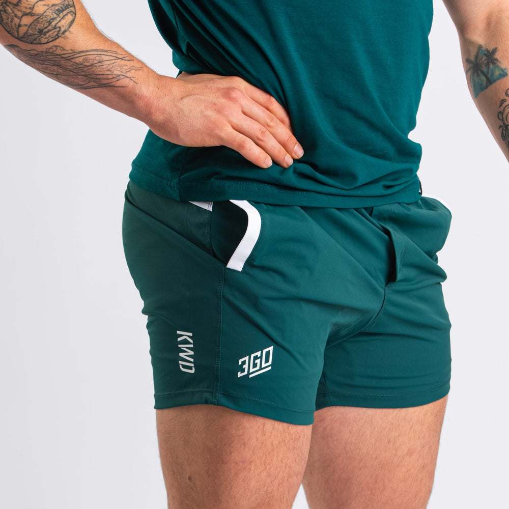 
                      
                        360GO was created to provide the flexibility for all movements in your training while offering comfort. These shorts offer 360 degrees of stretch in all angles and allow you to remain comfortable without limiting any movement in both training and life environments. Designed with a wide drawstring to easily adjust your waist without slipping. Purchase 360GO KWD Squat Shorts from A7 UK. Genouill�res powerlifting shipping to France, Spain, Ireland, Germany, Italy, Sweden and EU. 
                      
                    