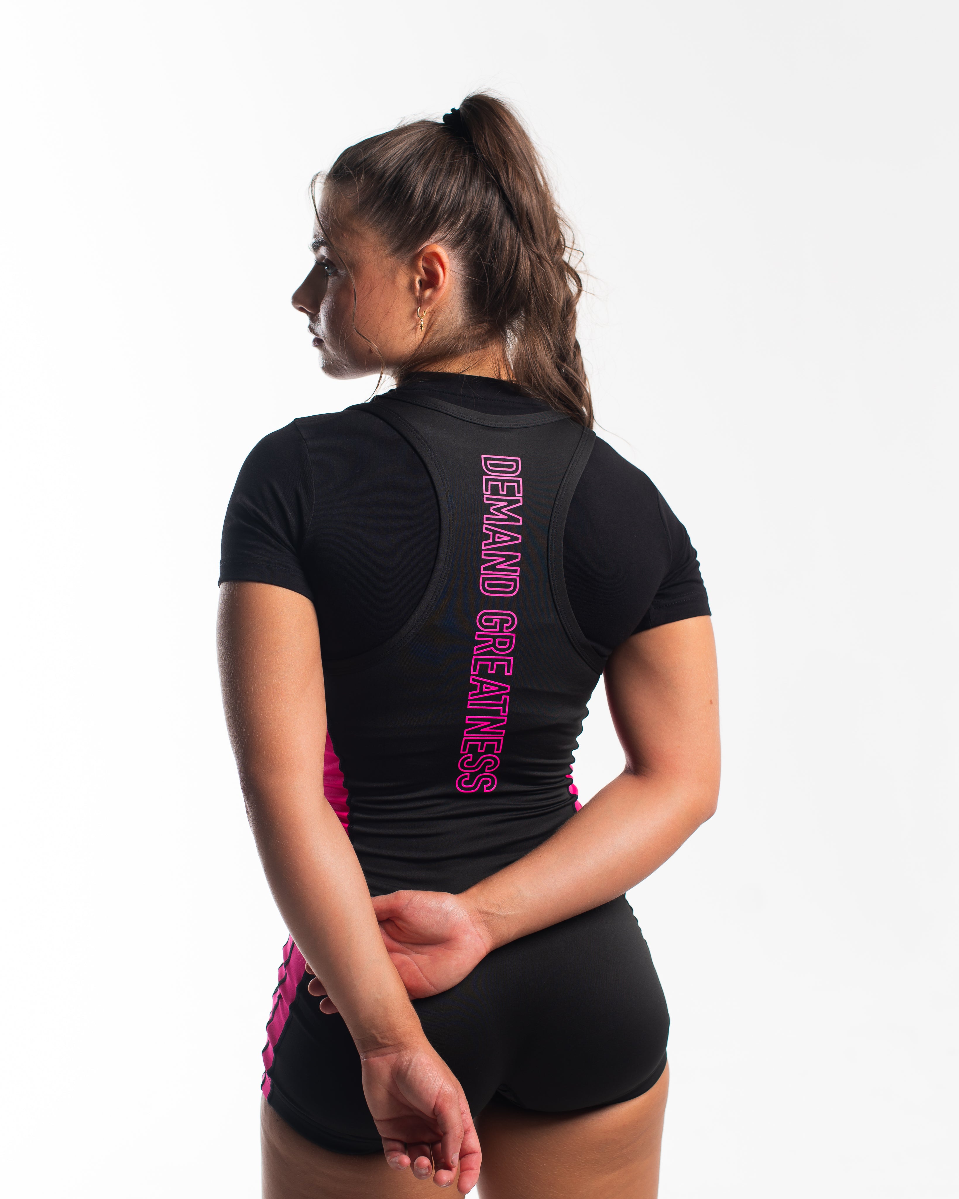 Luno Women's Singlet - IPF Approved - Flamingo