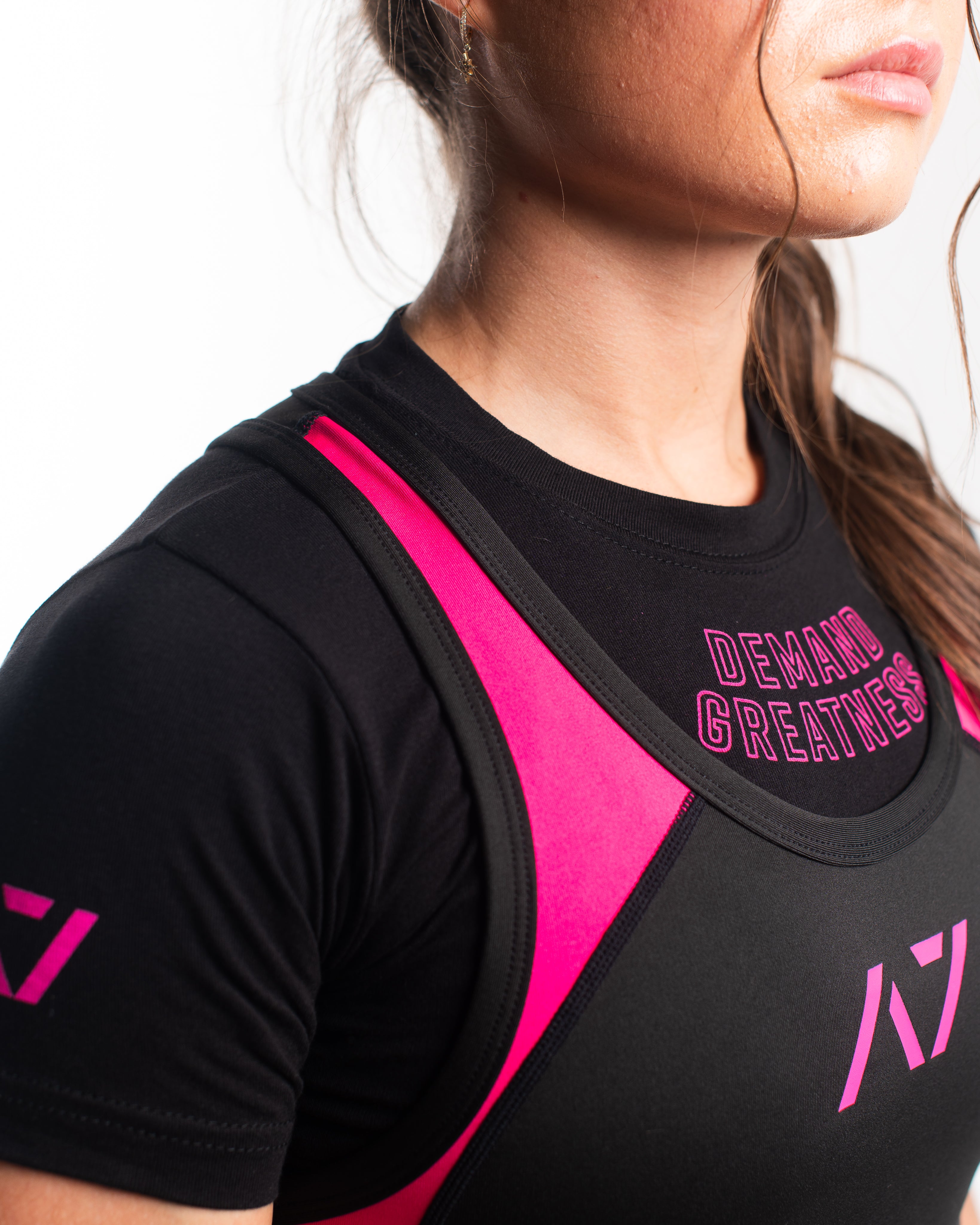 Luno Women's Singlet - IPF Approved - Flamingo