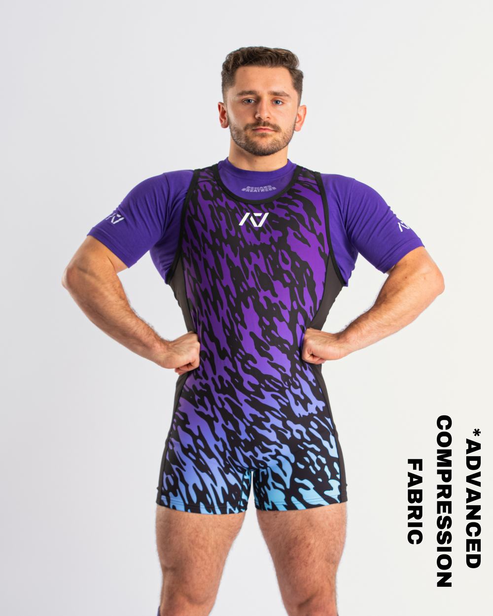 Our IPF APPROVED Rausch Singlets are designed to support the strength and power of an lifter. A racerback design with advanced compression fabric provides powerlifters ultimate support whilst on the platform. IPF Approved Kit includes Rausch Powerlifting Singlet, A7 Meet Shirt, A7 Zebra Wrist Wraps, A7 Deadlift Socks, Hourglass Knee Sleeves (Stiff Knee Sleeves and Rigor Mortis Knee Sleeves). Genouill�res powerlifting shipping to France, Spain, Ireland, Germany, Italy, Sweden and EU.