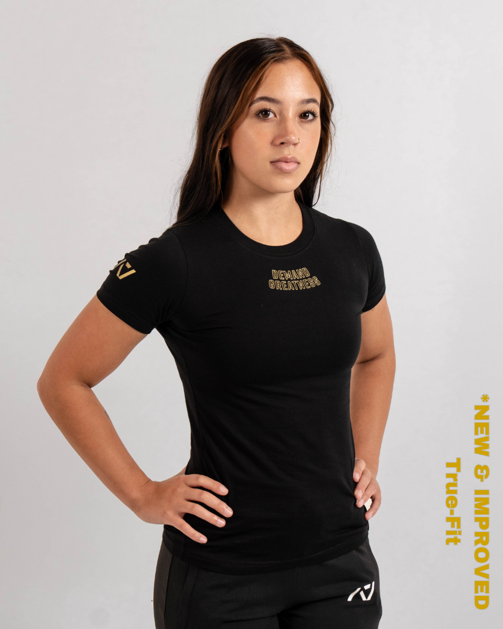 Demand Greatness True-Fit Shadow Gold Standard is our new meet shirt design highlighting Demand Greatness to showcase your impact on the platform. The Shirt is IPF Approved. Shop the full A7 Powerlifting IPF Approved Equipment collection. The IPF Approved Kit includes Powerlifting Singlet, A7 Meet Shirt, A7 Zebra Wrist Wraps, A7 Deadlift Socks, Hourglass Knee Sleeves (Stiff & Rigor Mortis Sleeves). Genouill�res powerlifting shipping to France, Spain, Ireland, Germany, Italy, Sweden and EU.