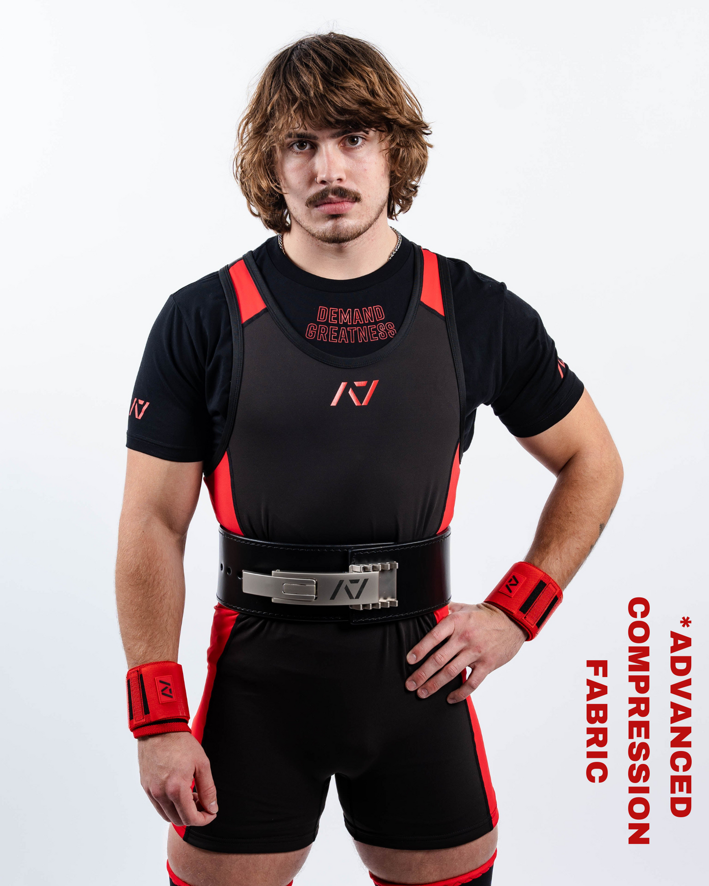 Our IPF APPROVED Rausch Singlets are designed to support the strength and power of an lifter. A racerback design with advanced compression fabric provides powerlifters ultimate support whilst on the platform. IPF Approved Kit includes Rausch Powerlifting Singlet, A7 Meet Shirt, A7 Zebra Wrist Wraps, A7 Deadlift Socks, Hourglass Knee Sleeves (Stiff Knee Sleeves and Rigor Mortis Knee Sleeves). Genouill�res powerlifting shipping to France, Spain, Ireland, Germany, Italy, Sweden and EU..