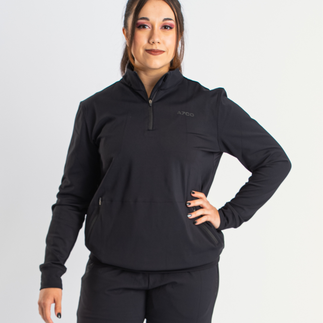 Cobra Quarter Zip Jacket offers unmatched comfort, and style for all strength athletes. The moisture-wicking fabric keeps you dry and comfortable in and out the gym. Featuring a quarter zip cut with durable YKK zippers, this jacket is built for both functionality and style. Designed with a unisex fit, it pairs perfectly with our matching Cobra 360Go 1Z Joggers and Shorts. Genouill�res powerlifting shipping to France, Spain, Ireland, Germany, Italy, Sweden and EU.