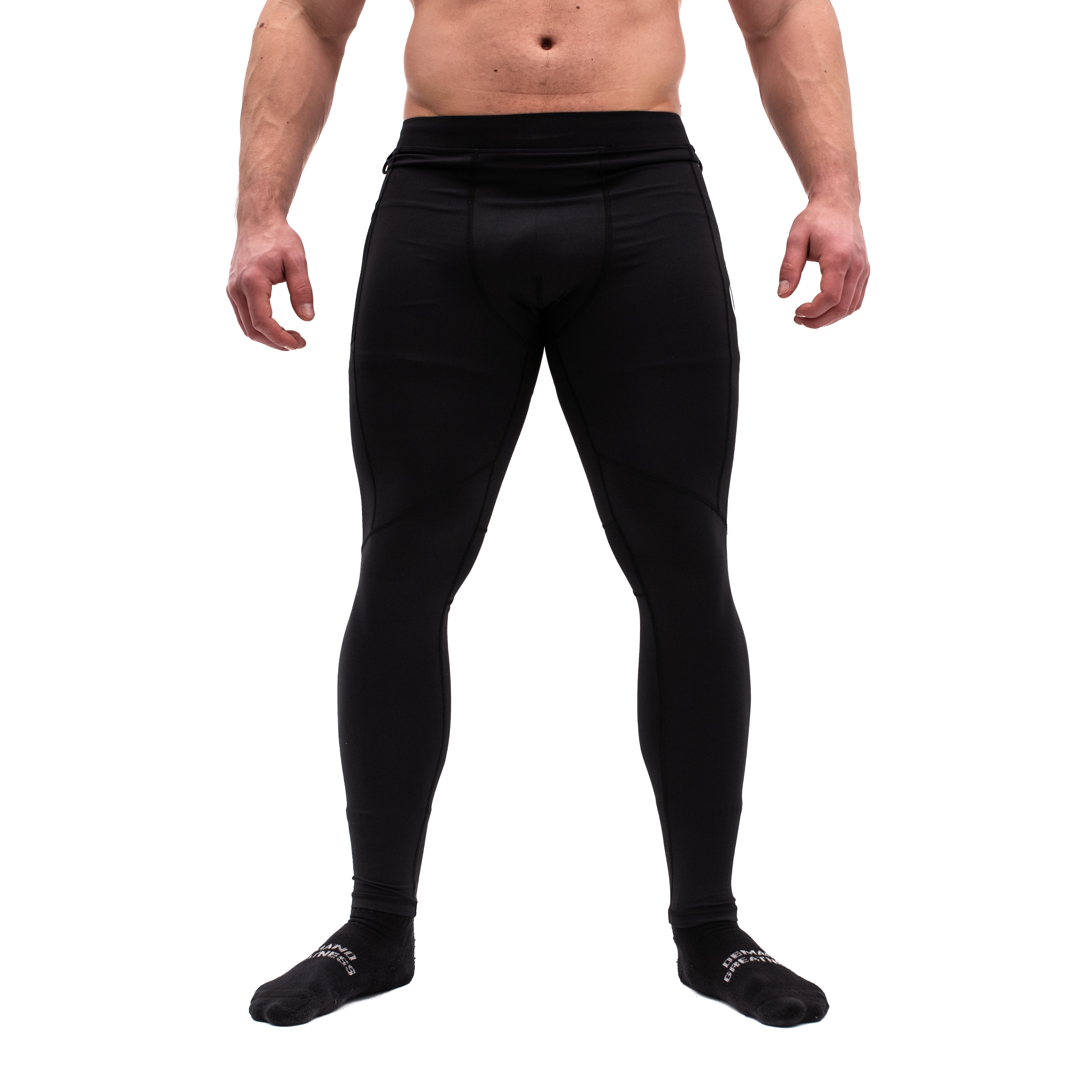 Buy Pro Gym Men's Nylon Compression Pants/Lower (Black, Small