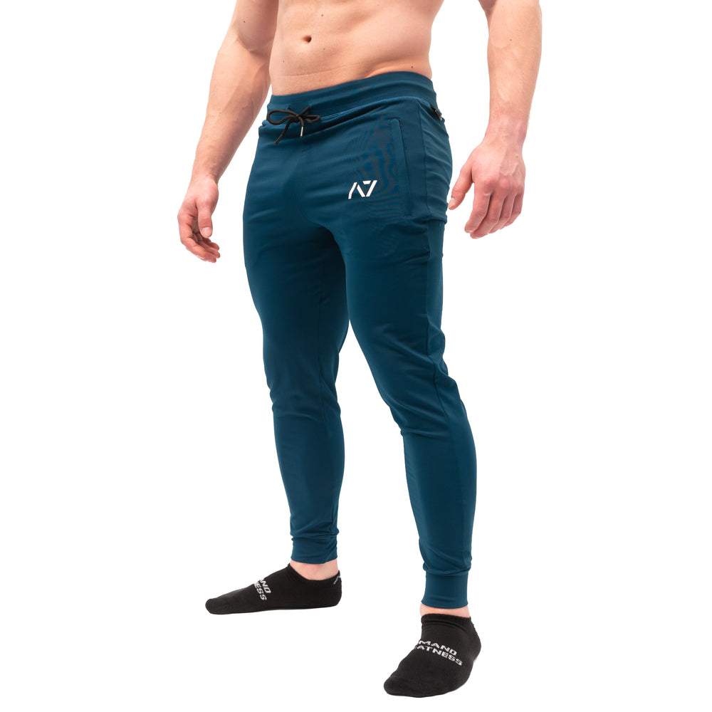 Defy joggers are just as comfortable in the gym as they are going out. These are made with premium moisture-wicking 4-way-stretch material for greater range of motion.  These are a great fit for both men and women.