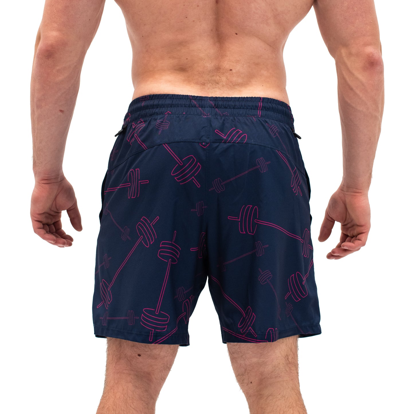 Have you ever squatted in shorts and realised that they may be too tight on you at the bottom of a squat? We have solved this problem with A7 Centre-stretch Squat Shorts. The shorts are made with stretchy fabric in between legs so you are never constricted during your squat. KWD shorts have a shorter inseam and are designed to show off your quads (KWaDs).